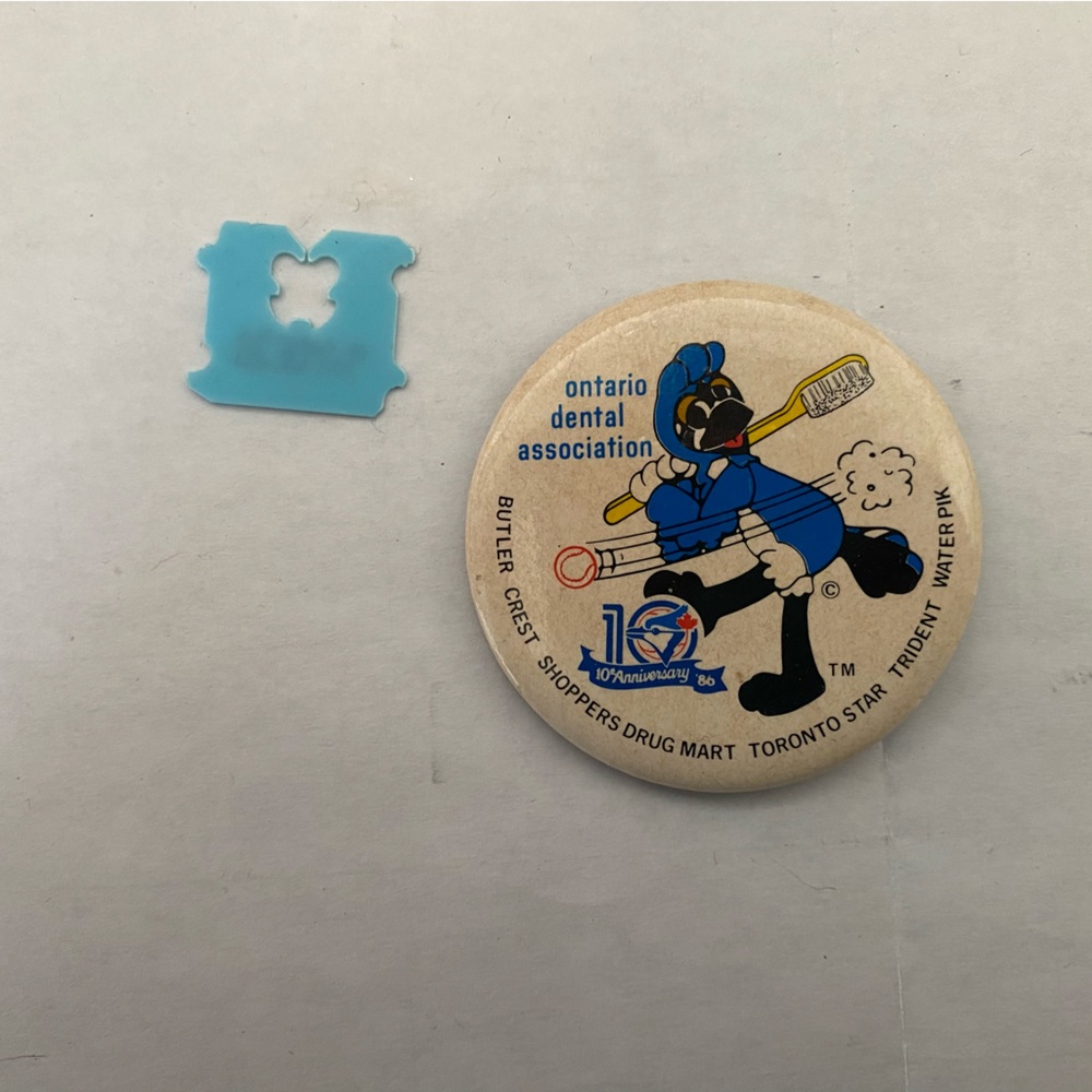 Vintage Blue Jays 10 year anniversary pin